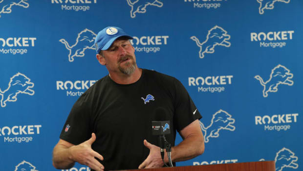 Detroit Lions head coach Dan Campbell